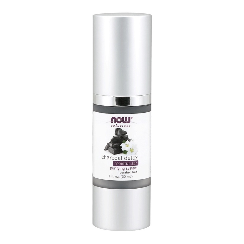 NOW SOLUTIONS CHARCOAL DETOX MOISTURIZER 30ML - BRAND NEW